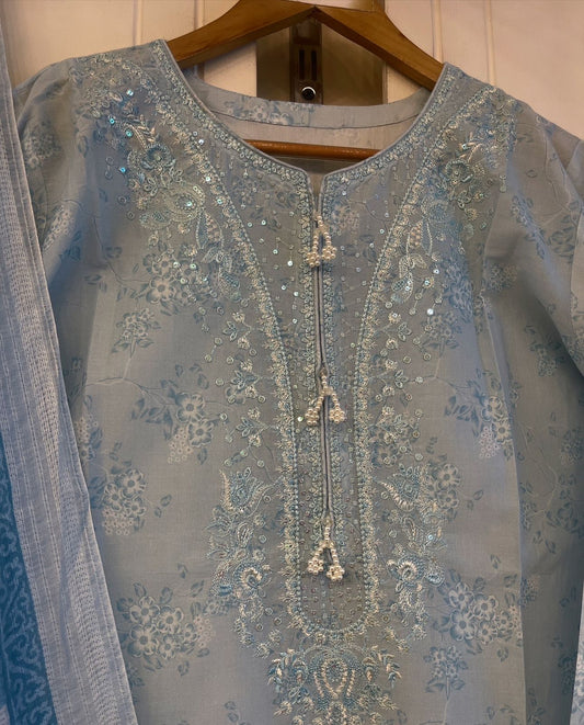 Luxury Printed Co-ords 3pc Suit