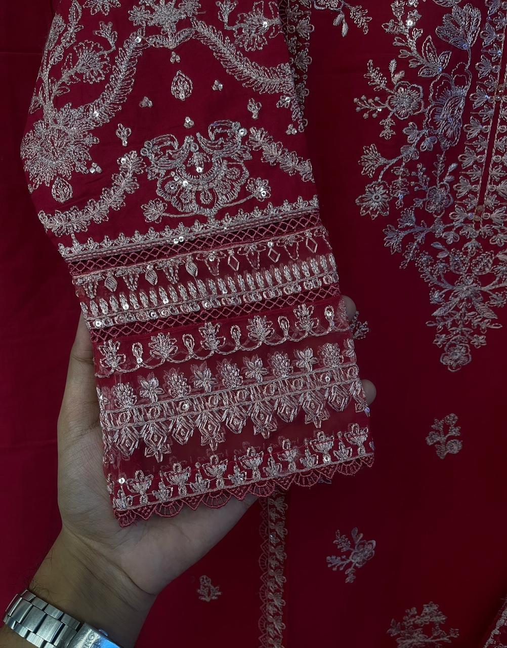 Luxury Embroidered 3pc Suit