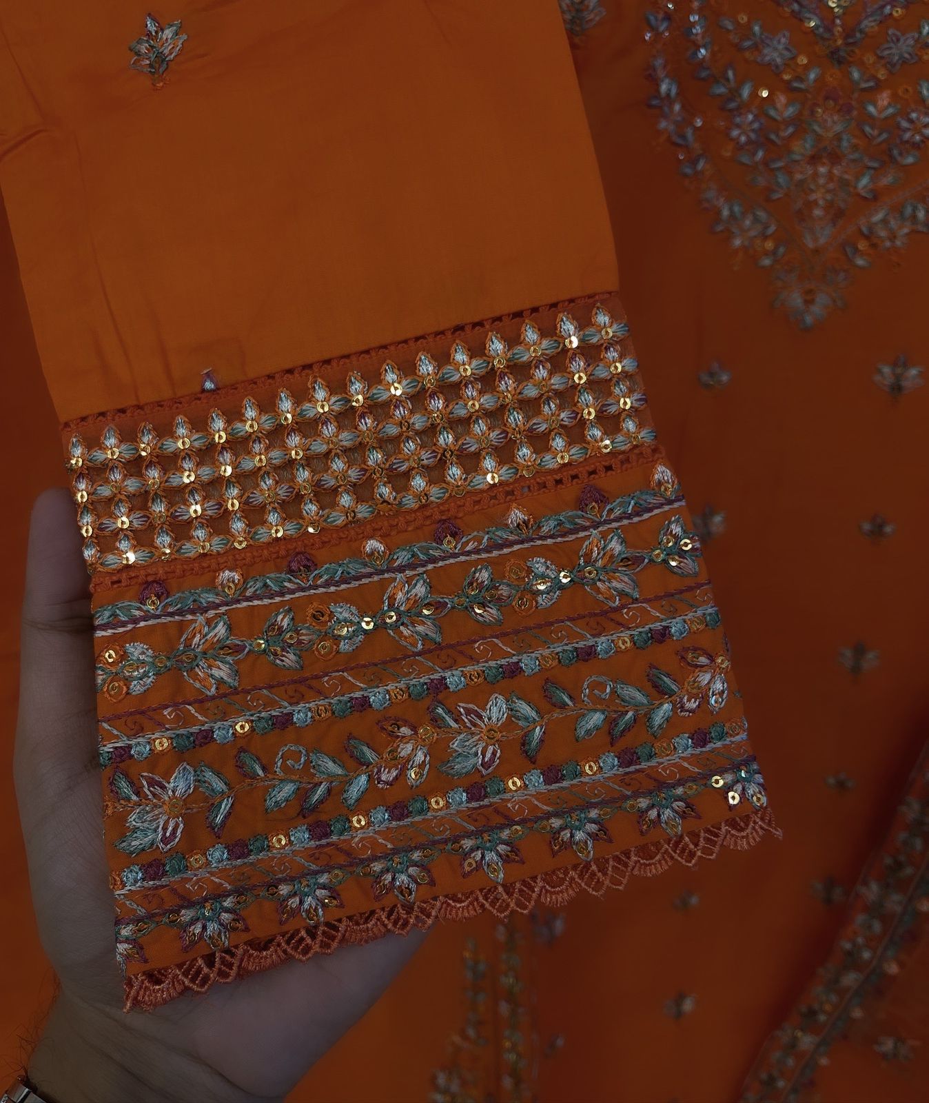 Luxury Embroidered 3pc Suit