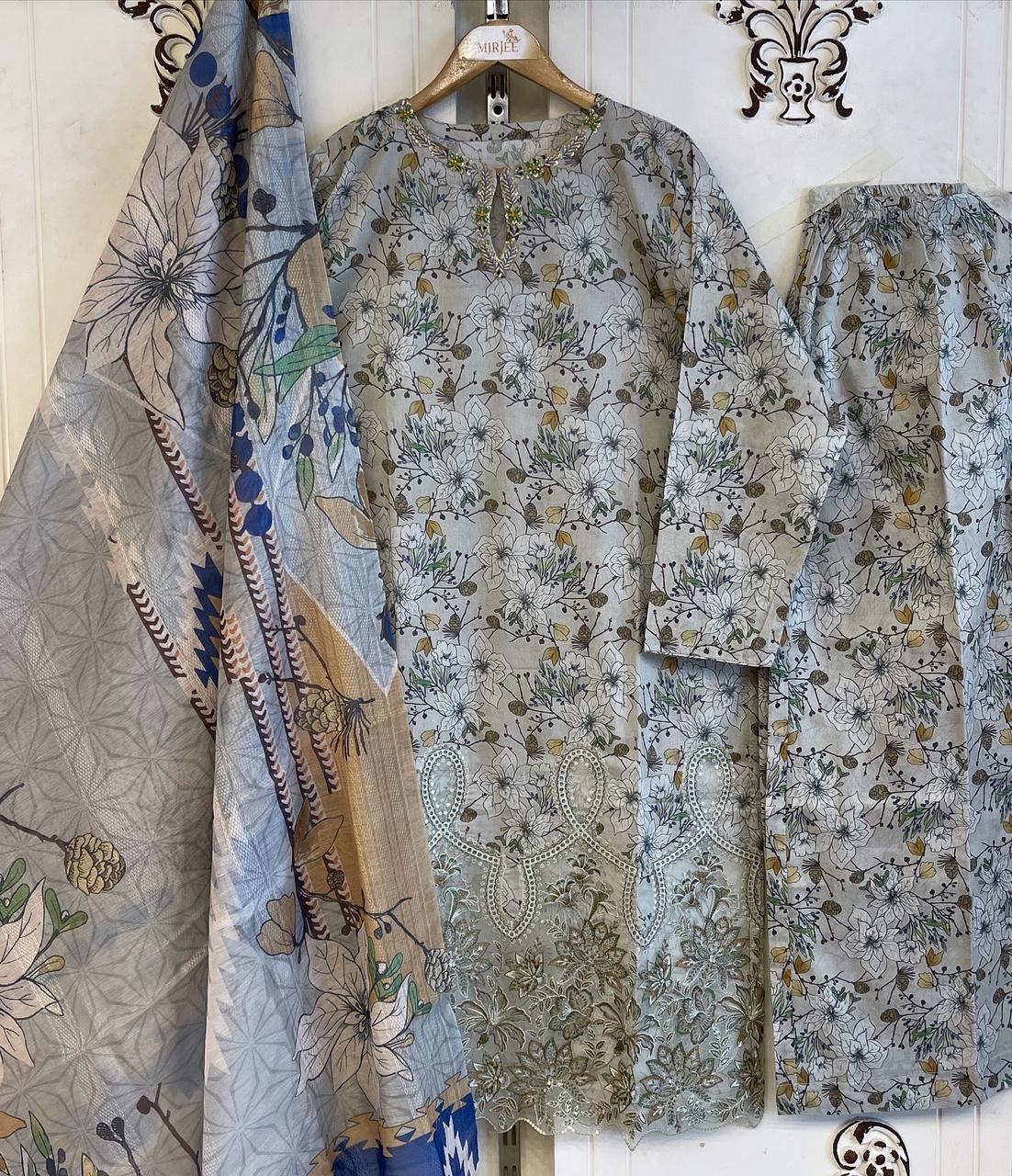 Luxury Printed 3pc Suit