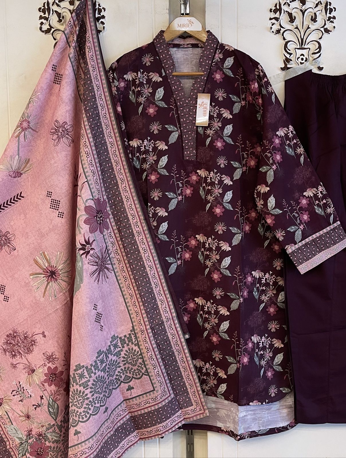 Printed Co-ords 3pc Suit