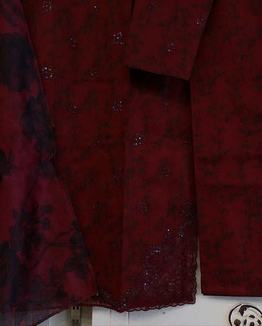 Luxury Embroidered 3pc Suit