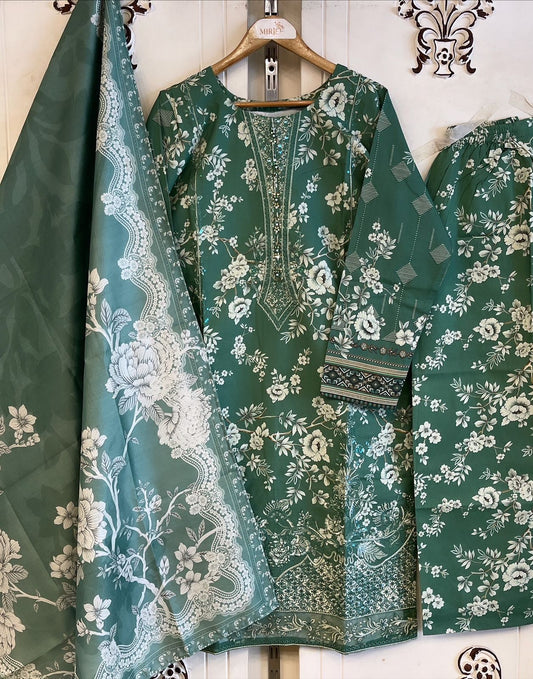 Luxury Embroidered 3pc Suit