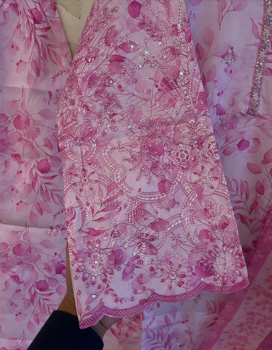 Luxury Embroidered 3pc Suit