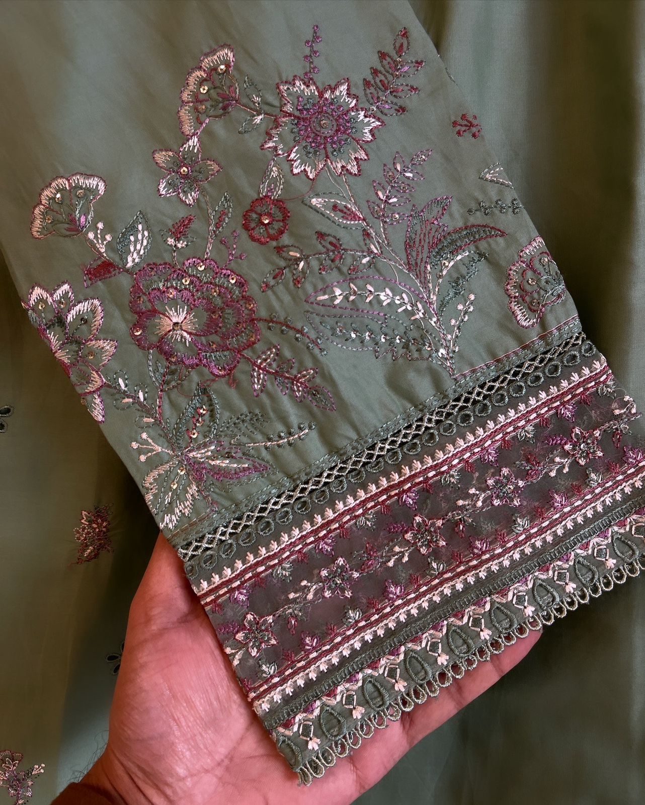 Luxury Pret Embroidered 3pc Suit