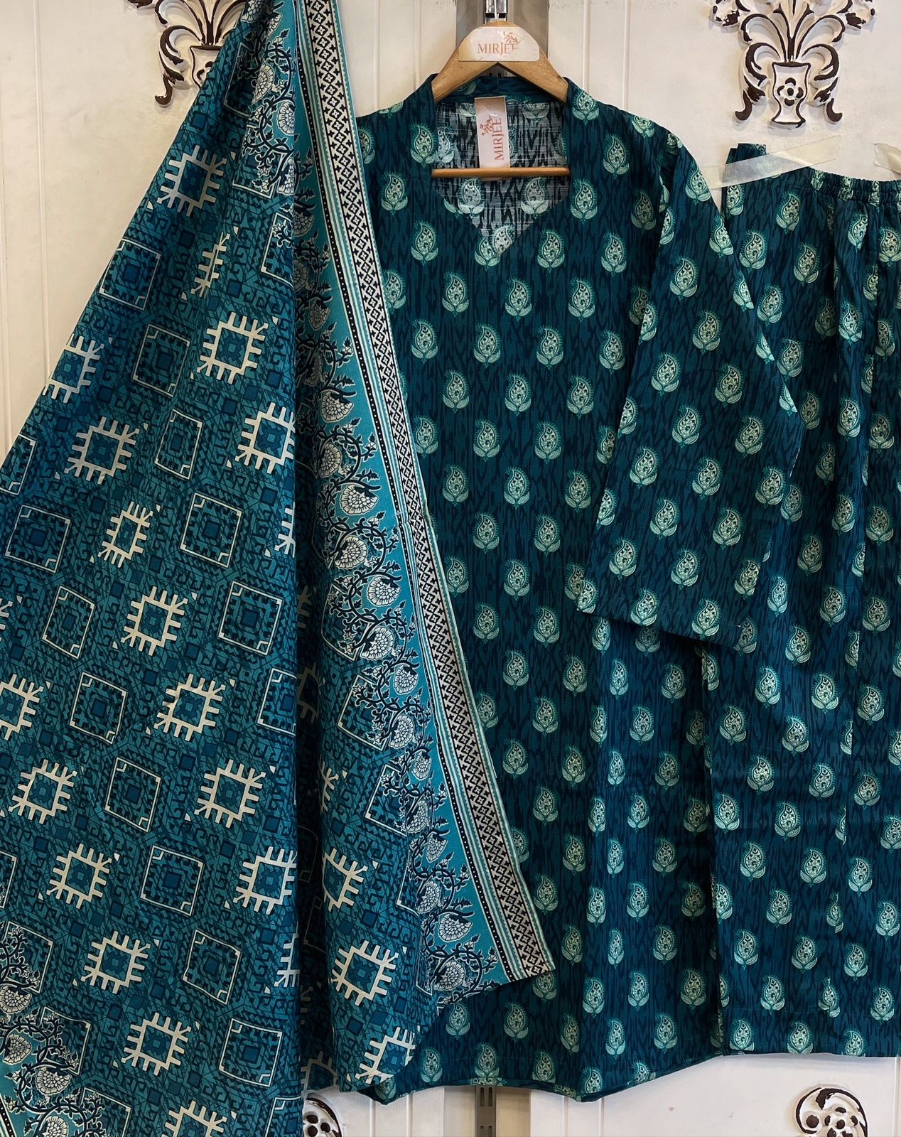 Printed Co-ords 3pc Suit