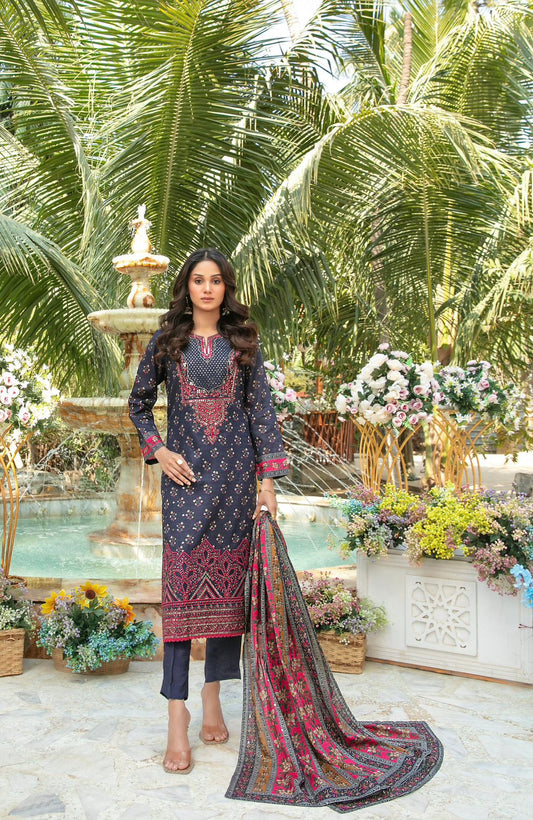 Luxury Embroidered Lawn Suit