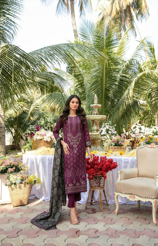 Luxury Embroidered Lawn Suit