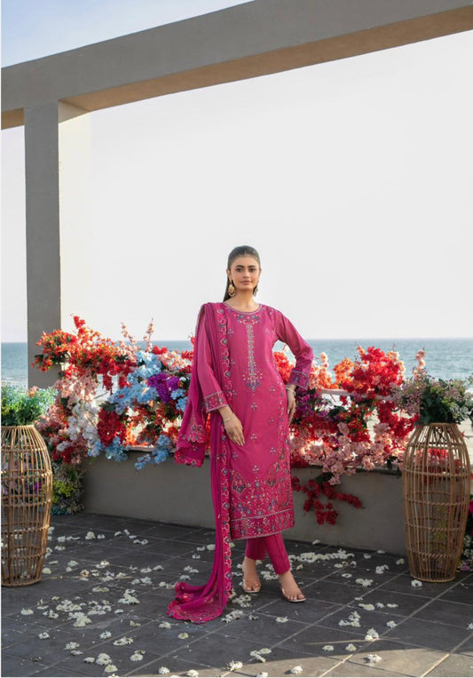 Luxury Embroidered Lawn Suit