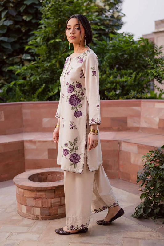 Embroidered Farshi Shalwar Style 2pc Suit