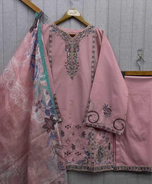 Luxury Embroidered 3Pc Suit
