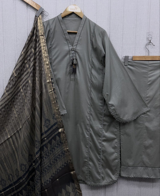 Solid Co-ords 3Pc Suit