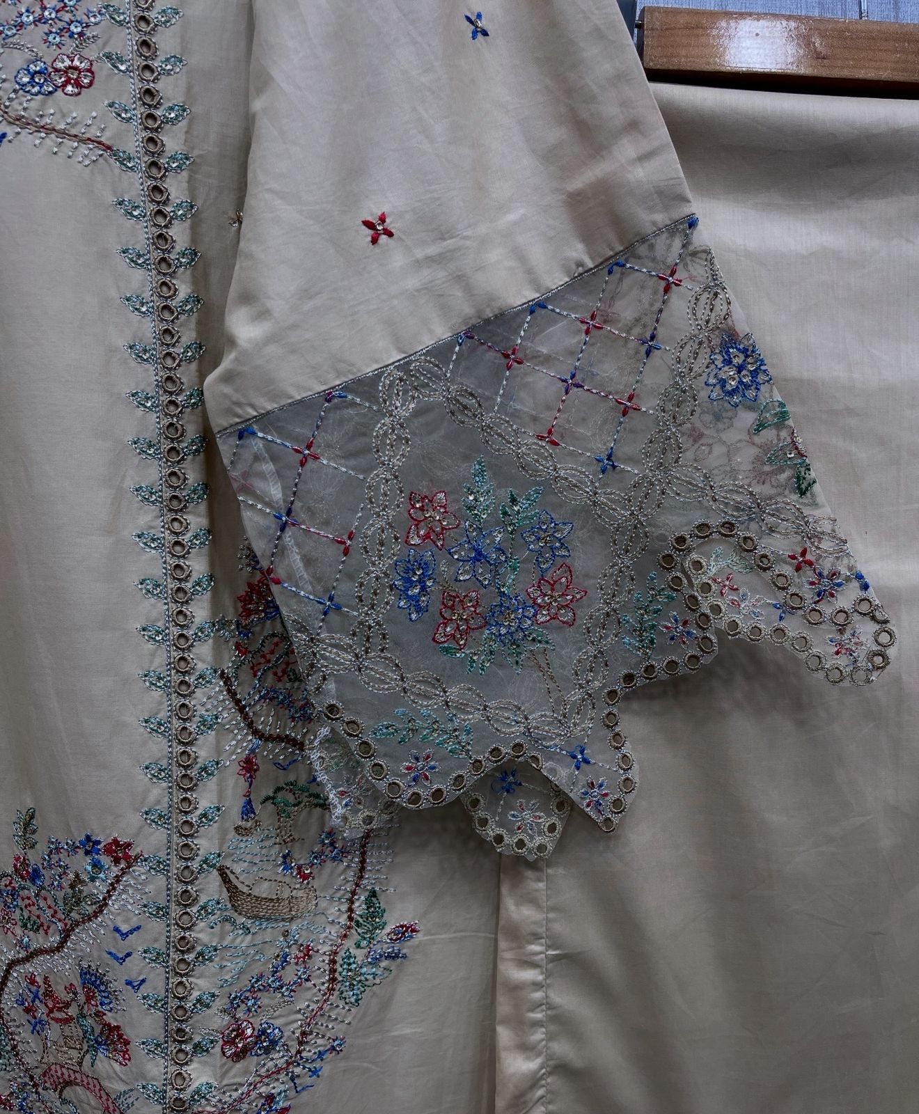 Luxury Embroidered Plazo Style 3Pc Suit