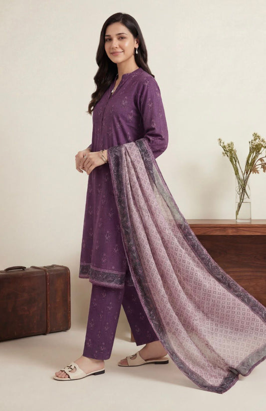Printed Lawn 3Pc Suit