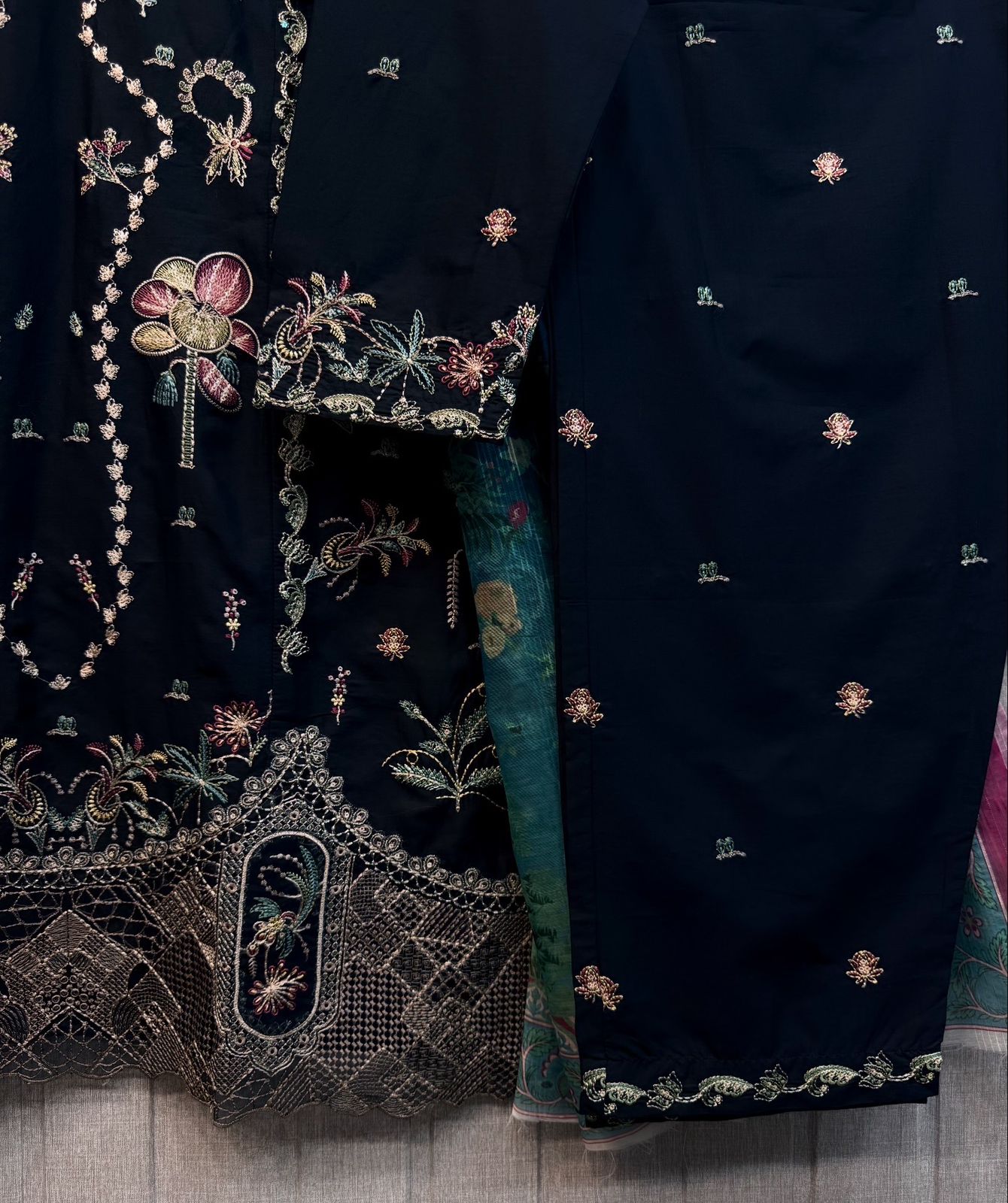 Luxury Embroidered 3Pc Suit