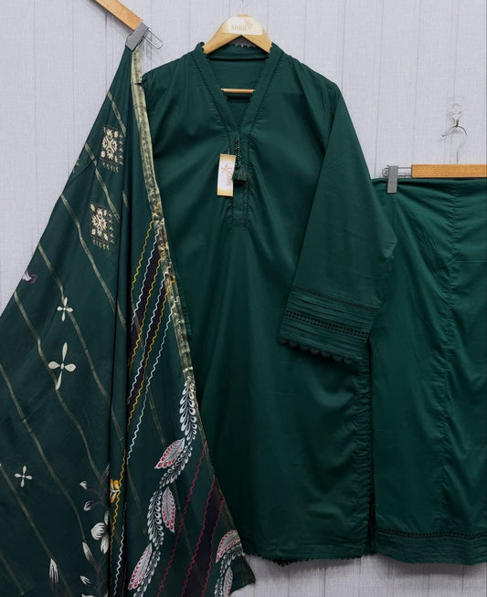 Luxury Solid Co-ords 3Pc Suit