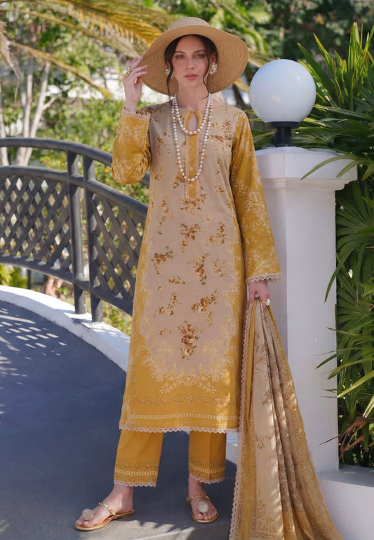 Luxury Printed Lawn 3Pc Suit