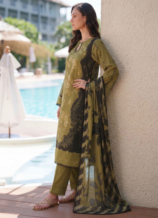 Luxury Printed Lawn 3Pc Suit