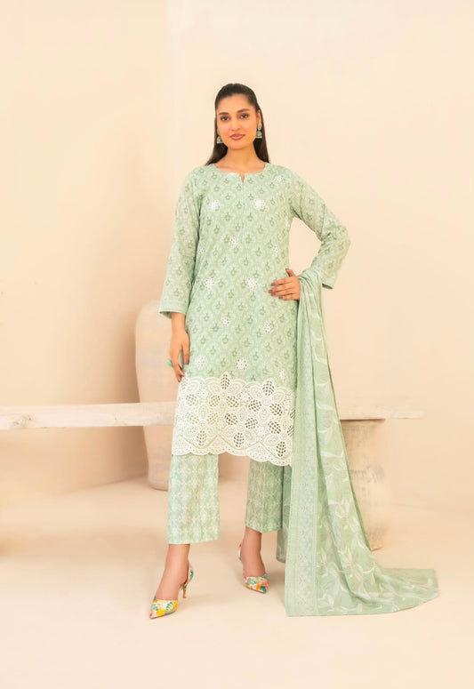 Chicken Kari Lawn 3pc Suit