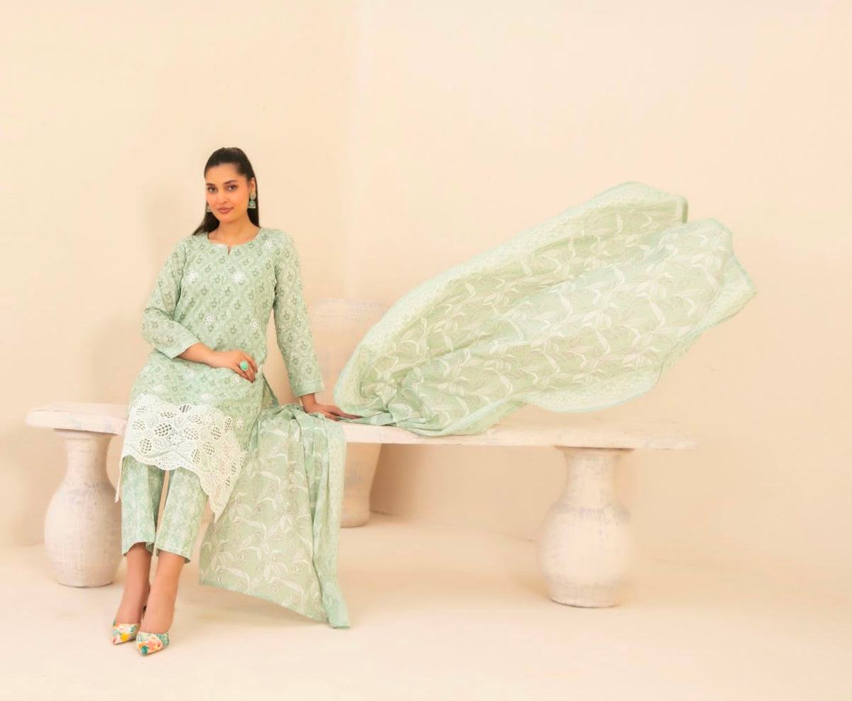 Chicken Kari Lawn 3pc Suit