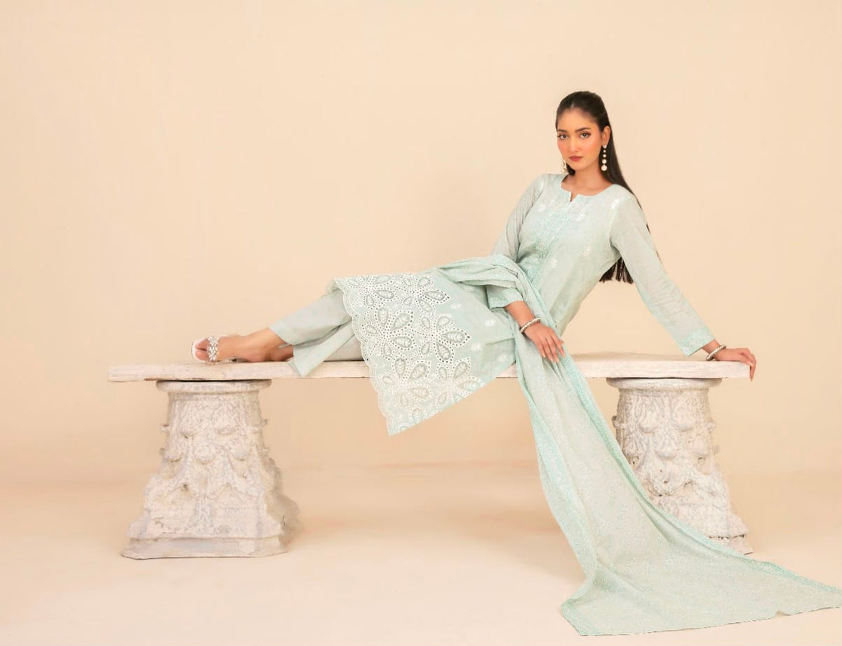 Chicken Kari Lawn 3Pc Suit