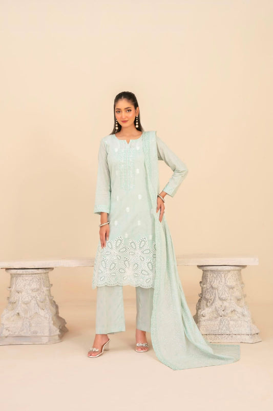 Chicken Kari Lawn 3Pc Suit