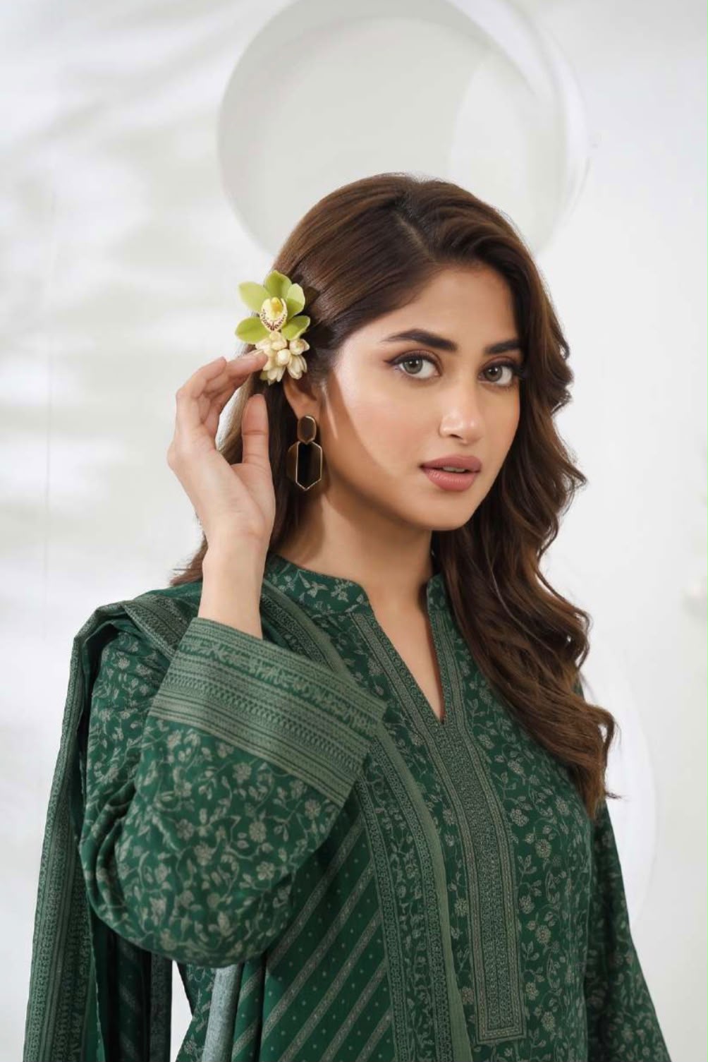 Printed Wool 3pc Suit